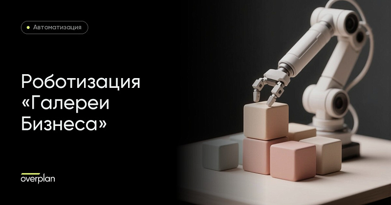Роботизация «Галереи Бизнеса»